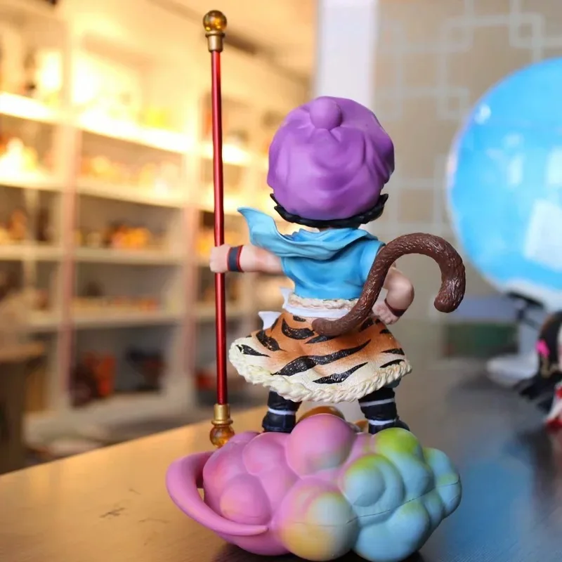 

Dragon Ball Z Childhood Sun Goku PVC Toys Figures Stick Cloud Tiger Goku PVC Action Figurine Brinquedos Juguetes Kids Doll Model