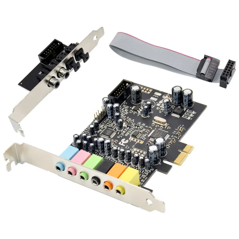 

PCI-E HD Audio 7.1 Channel Built-in 7.1CH Electronic Equipment High-Fidelity Sound Card for PC
