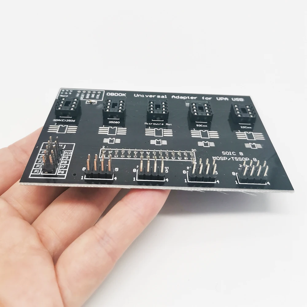 Микропровод для микропроводного программатора Eeprom 8 зажимов I2C/SPI |