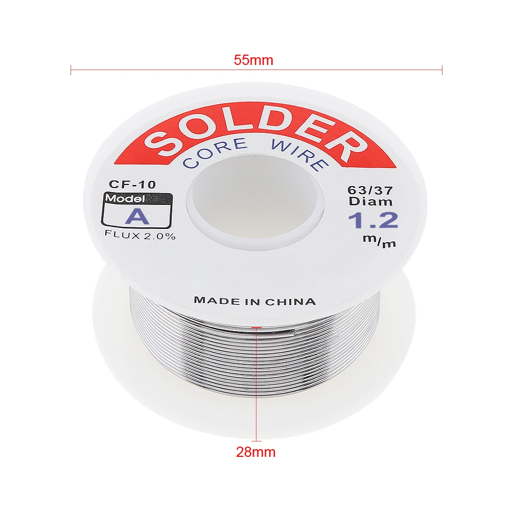 Катушка для сварки Оловянная проволочная сердцевина 1 2 с канифолью и низкой