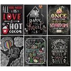 Яркая алмазная живопись YI С полным текстом, пейзаж, квадратнаякруглая вышивка, вышивка крестиком, доска, мозаика, пейзаж, алмазная живопись