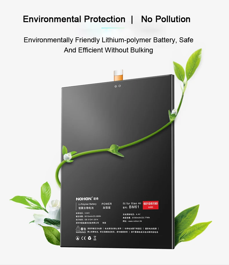 Аккумулятор NOHON BM61 для Xiao mi Pad 1 2 mi Pad 1 2 mi pad2 Pad2 Сменный аккумулятор для планшета 6190 мАч аккумулятор высокой емкости+ Инструменты