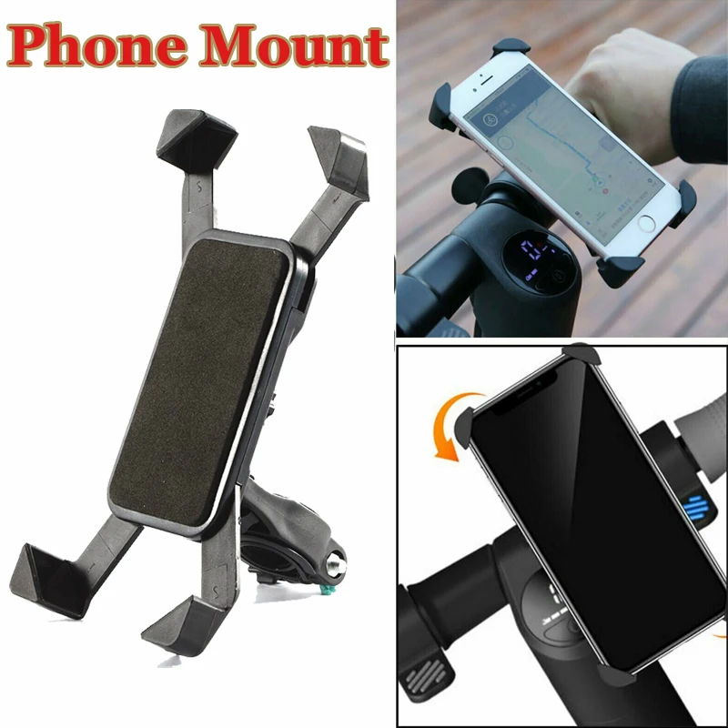 for ninebot g30 max handlebar phone holder electric scooter gps mount bracket for xiaomi mijia365 es1 es2 bicycle accessories free global shipping
