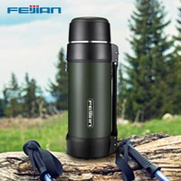 feijian military thermosstainless steel insulated water bottlelarge cup mugs for coffee teakeep cold hot1 8leasy to clean