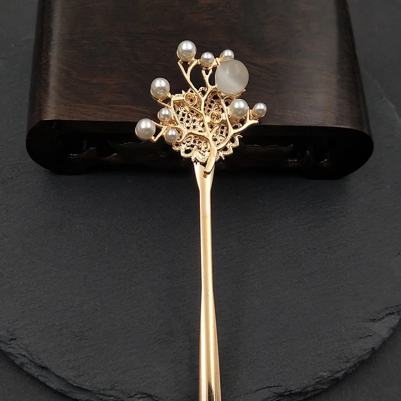 Ancient Style Hairpin Female Hanfu Accessories Tassel Step Swaying Chinese Wild Fairy Hair Pins |