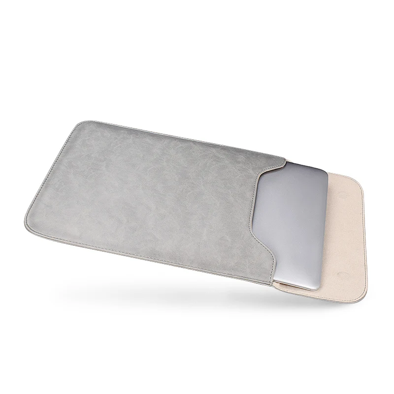 Чехол PU01 из мягкой искусственной кожи для ноутбука Macbook Air Pro 12 13 3 14 15 дюймов сумка
