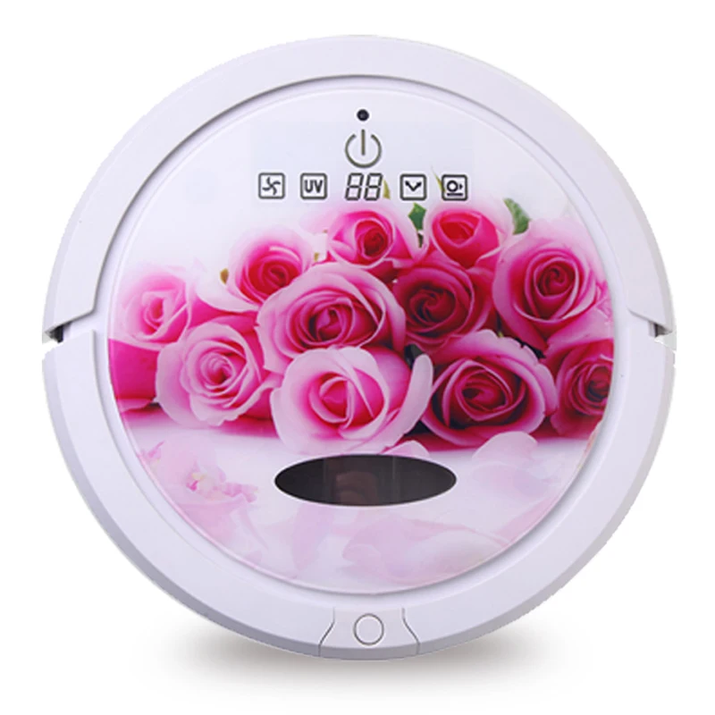Rose Роботизированный пылесос для дома QQ6 с баком для воды, дистанционным управлением, литий-ионная батарея 3350MAH - Цвет: Rose
