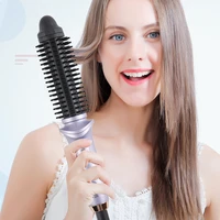 new lazy multifunctional straightening comb adjustable curling comb electric curling straightening styling tool hair curler