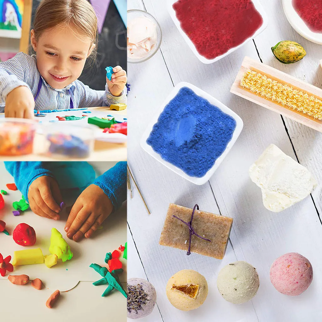 Эпоксидная смола металлик 24 цвета s X5g набор цветов мыла цветной пигмент