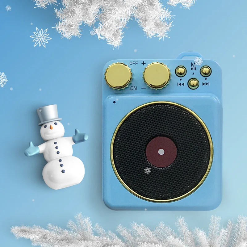 Bluetooth мини динамик беспроводной смарт аудио радио бас карта креативный подарок |