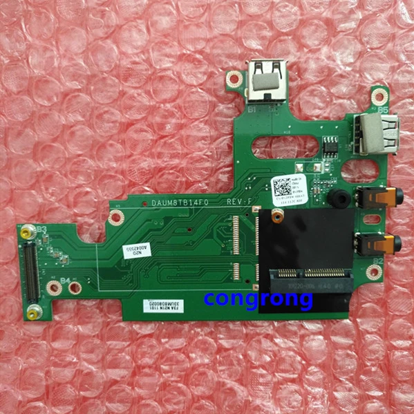 Для Dell Inspiron 14R N4010 двойной USB аудио порт плата DAUM8TB14F0 N3YXM 100% TESED OK|Комплектующие для