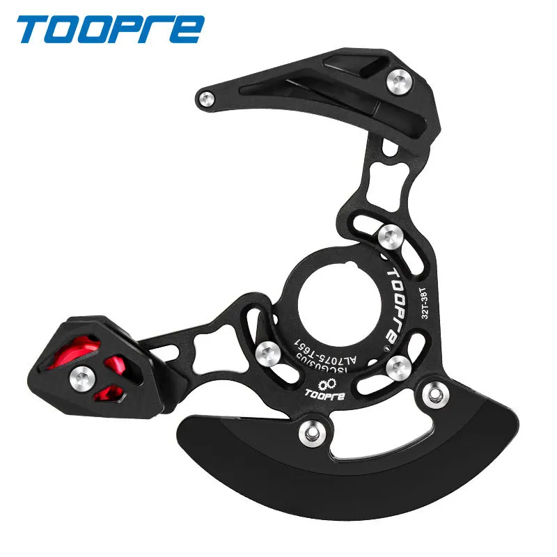 

TOOPRE mountain bike single disc chain guide DH soft tail chain guard 32T-38T tooth disc chain stabilizer ISCG03/05