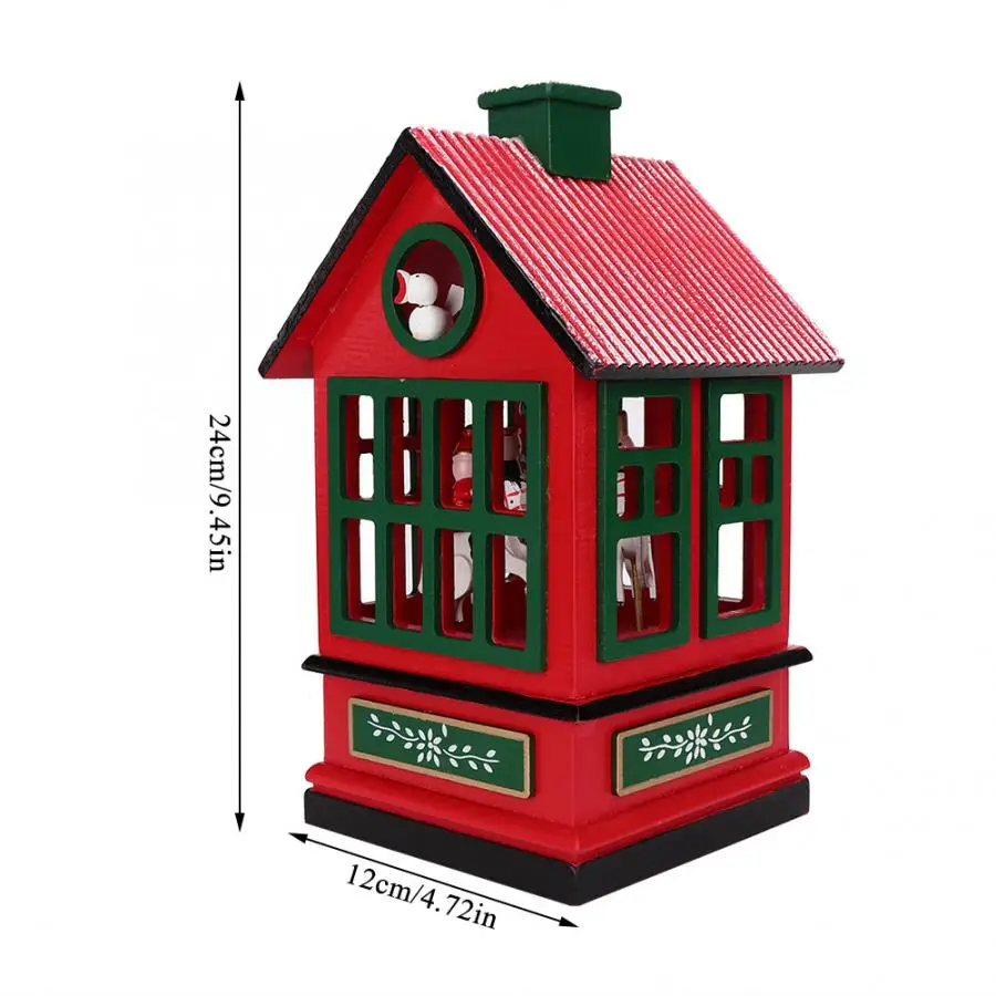 Деревянная музыкальная шкатулка рождественские украшения Поставки цирковая