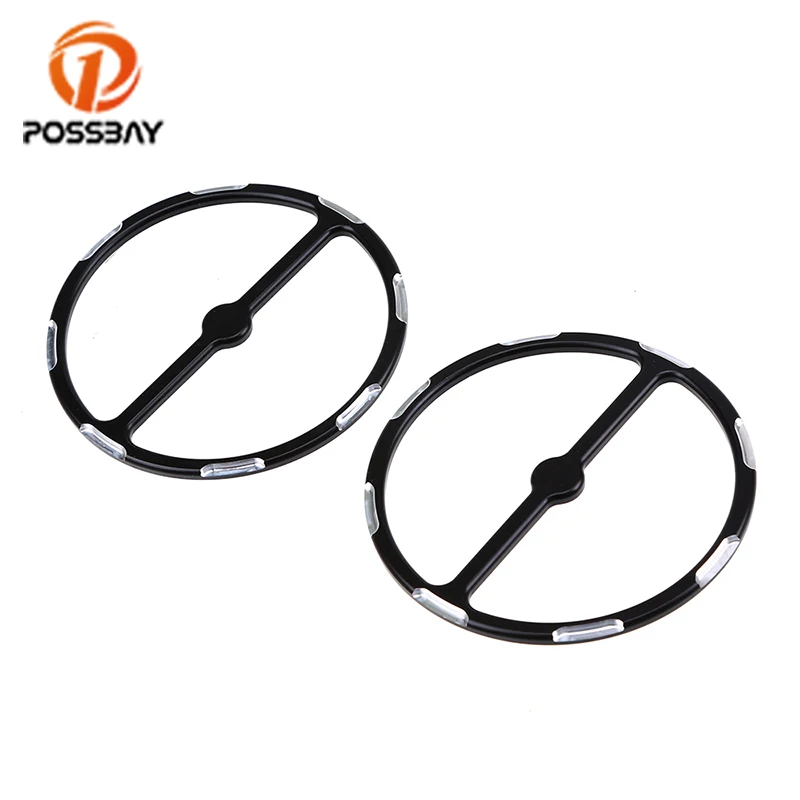 Стерео Спидометр POSSBAY для мотоцикла с ЧПУ колонка отделочное кольцо Harley Touring Electra