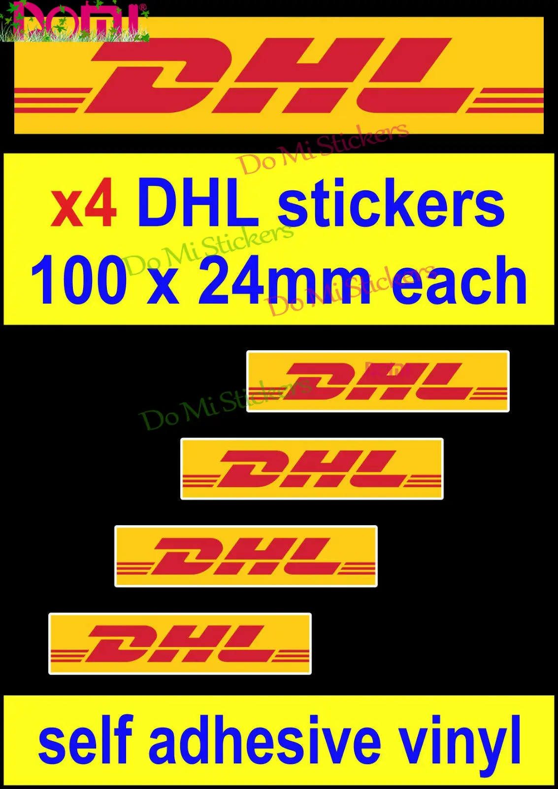 4 наклейки DHL s на гоночный автомобиль спортивный велосипед для ралли фургона