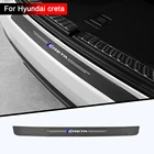 1 шт. декоративные защитные наклейки на багажник автомобиля, украшение бампера для Hyundai Creta Ix25, аксессуары