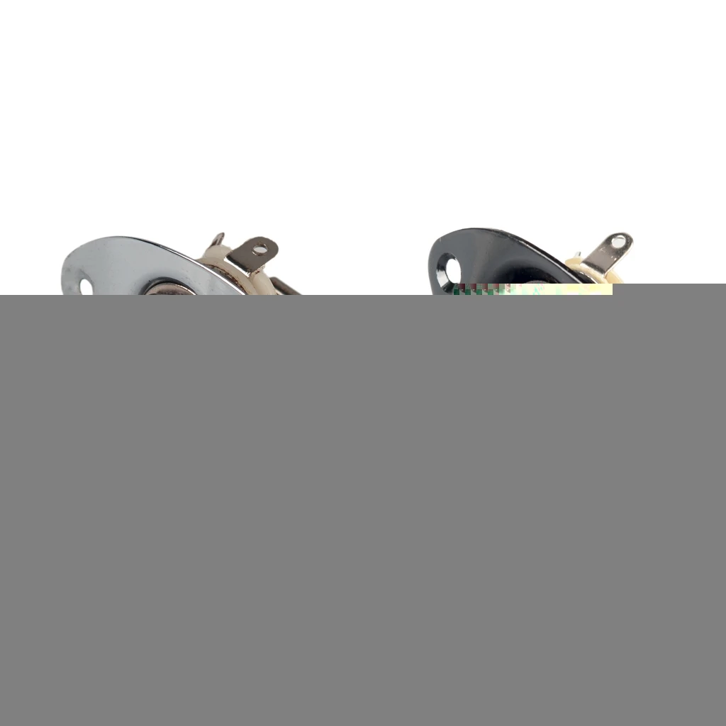 

Металлический 1/4 дюйма гитары овальной формы с отступом Накладка для Джек разъёма для Электрогитары