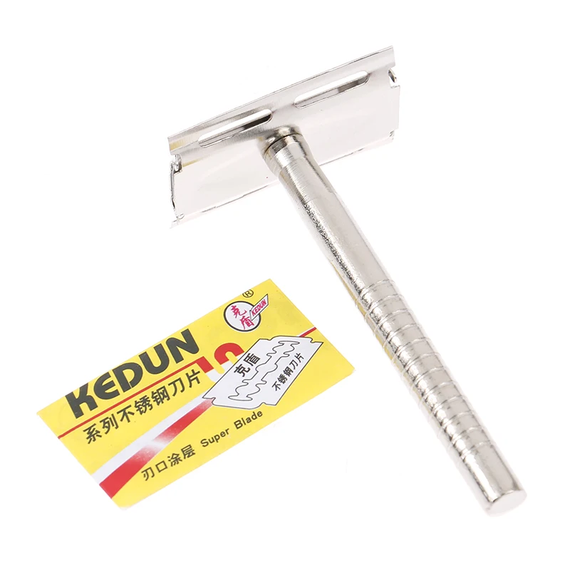 

1Set Practical Safety Men Double Edge Blade Shaving Hair Razor Shaver Blade