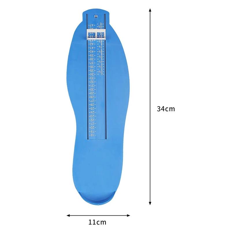 

Adjustable Adults Foot Ruler Foot Measuring Device 3 Colors Kids Foot Length Measuring Shoes Calculator Fittings Gauge