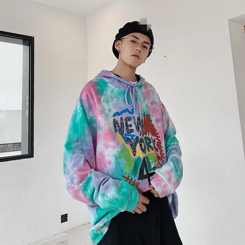 

Hip Hop Style Fashion Men Street Harajuku Printed Loose Hoodies Tops Autmn Long Sleeve Pullover Cotton Sweatshirt
