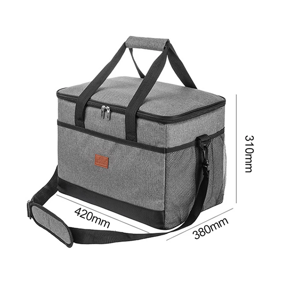 Изолированный термоохлаждающий Ланч-бокс сумка для работы и пикника льда в