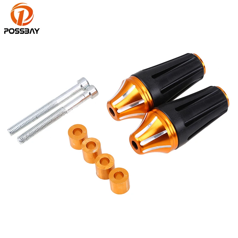 POSSBAY 8 цветов мотоциклетная рама ползунок противоударные колодки мм/M8