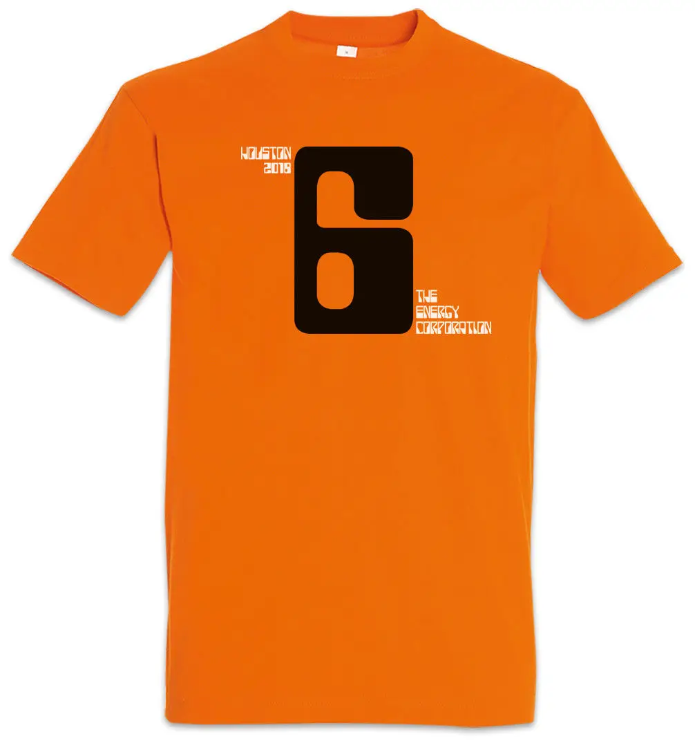 

HOUSTON 6 T-SHIRT Rollerball The Energy Corporation Trikot Mannschaft Symbol Cool Casual pride t shirt men Unisex New Fashion