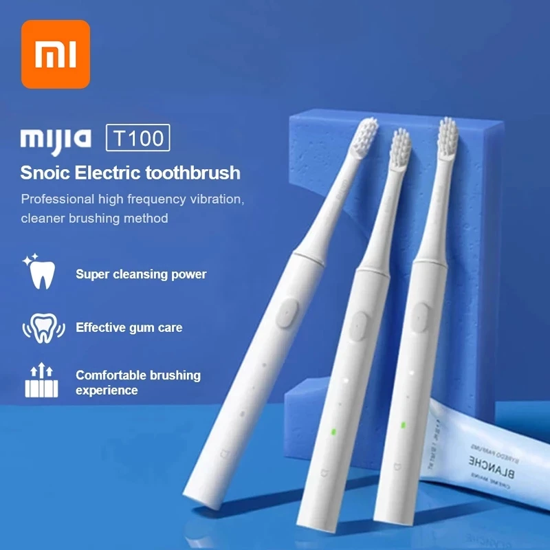 Зубная щетка Xiaomi MIJIA 5 звуковая аккумуляторная USB зарядка длительный срок службы батареи беспроводная
