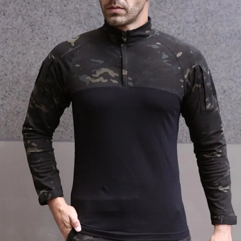 Camouflage Training Clothes Suit Outdoor CS Field Camping Hunting Military Combat Uniform Tactical Shirt Pants | Спорт и развлечения