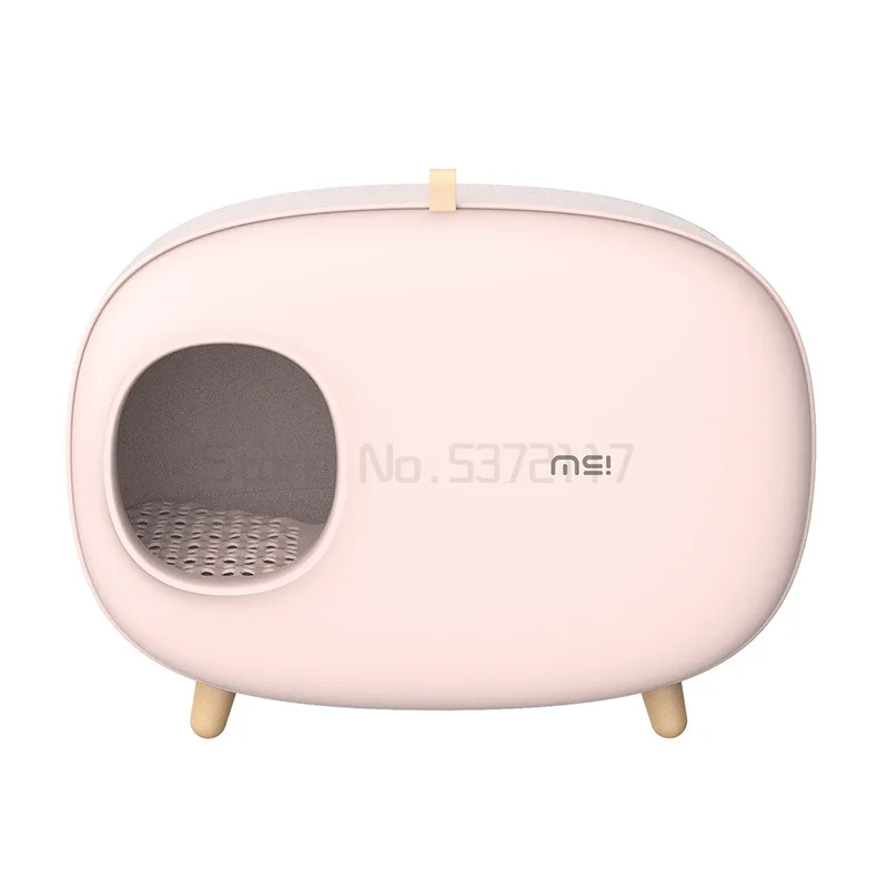 

Лоток для кошачьего туалета, полузакрытый, с совком