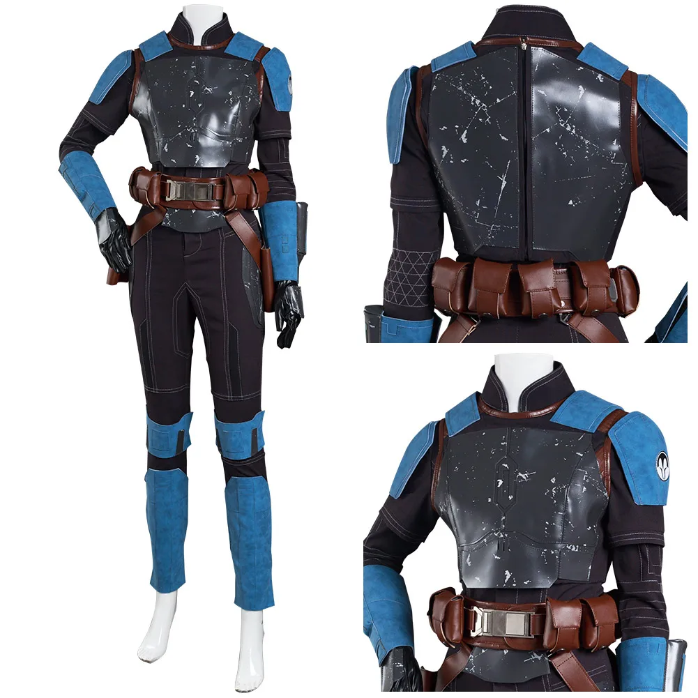 

S2 Bo-Katan Kryze Cosplay Costume Jumpsuit Outfits Halloween Carnival Suit For Women Girls