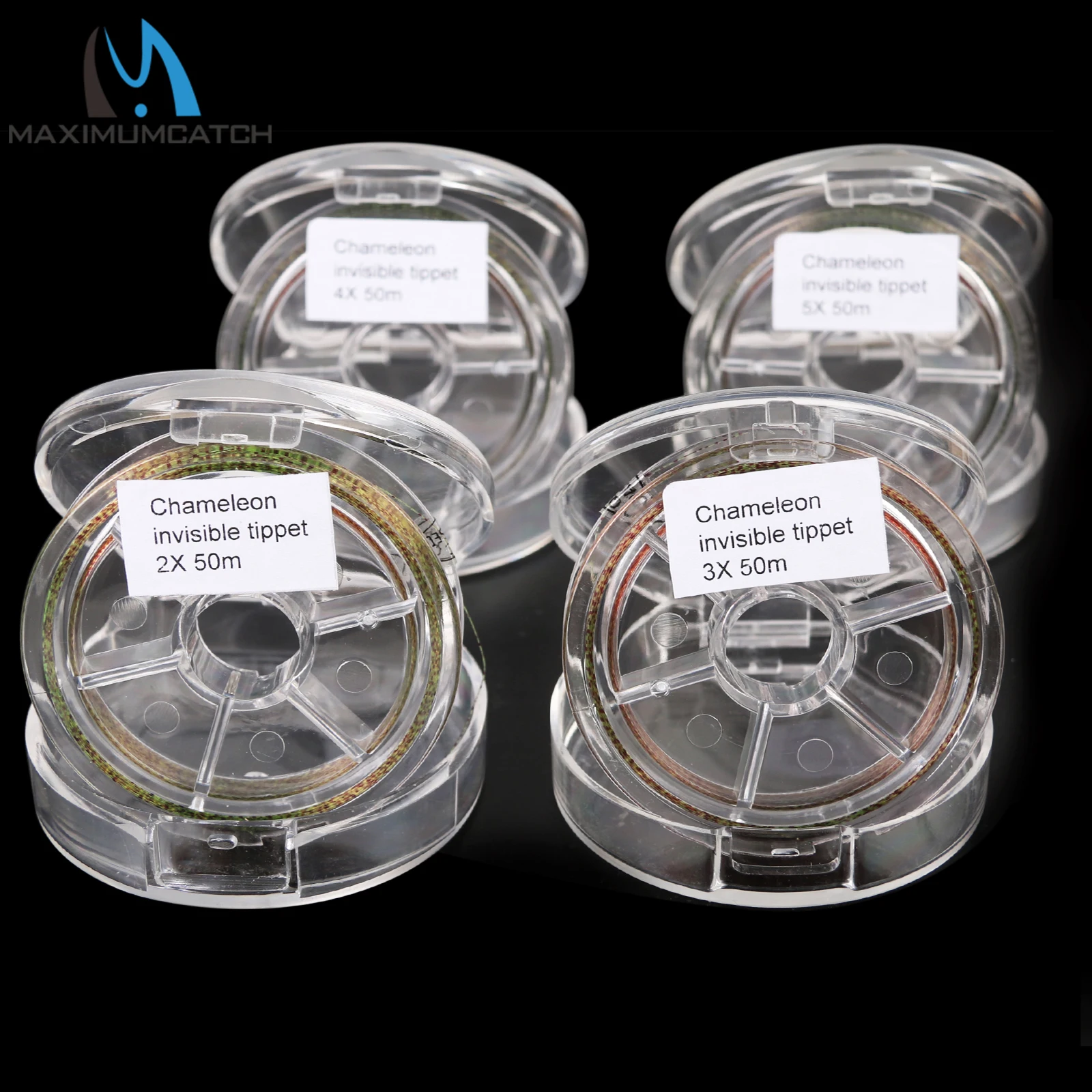 Maximumcatch Tippet Fly рыболовная леска Хамелеон невидимая 50 м 2X/3X/4X/5X Line pesca - купить по
