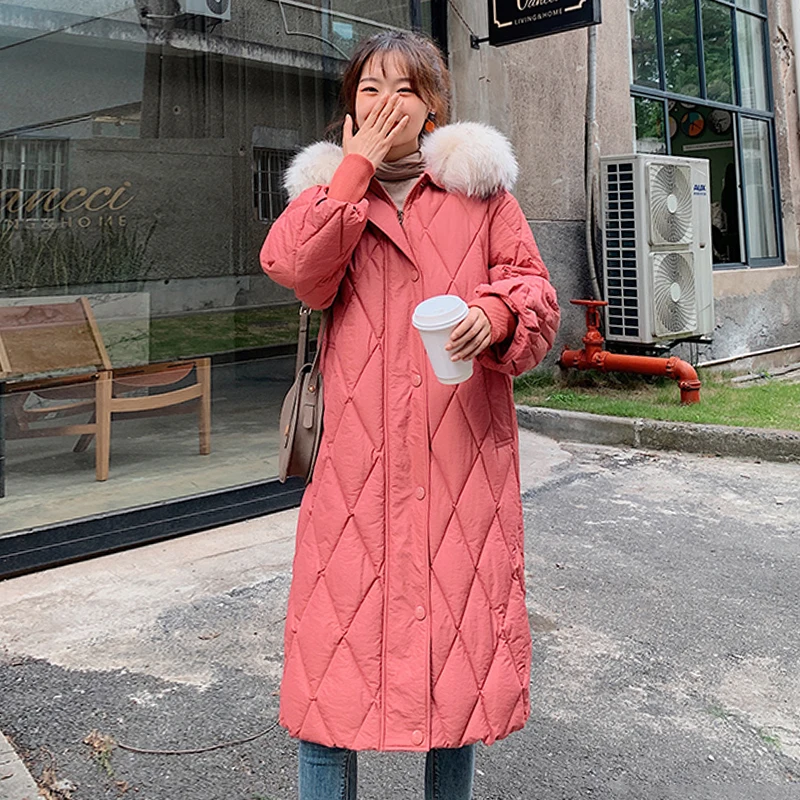 

2019 Winter new arrival Jacket With Fur collar Warm Hooded Female Women Winter Coat 2020 Long Parka Women Outwear women coat