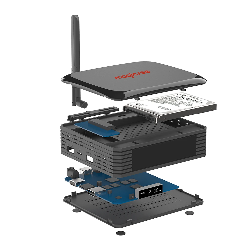 Magicsee N5 Plus Android 9 0 Amlogic S905x3 Smart Tv Box 4 Гб Оперативная память 64 Встроенная 2 4G + 5G Wi-Fi BT4.1