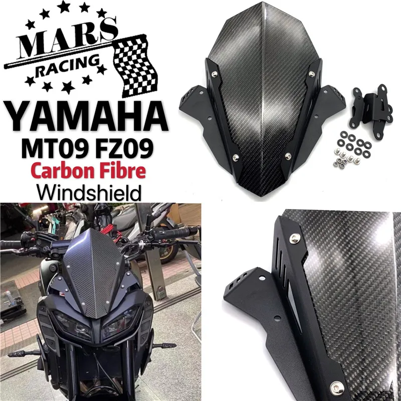Алюминиевый Комплект отражателей ветрового стекла мотоцикла для YAMAHA MT 09 2017 2018 2019