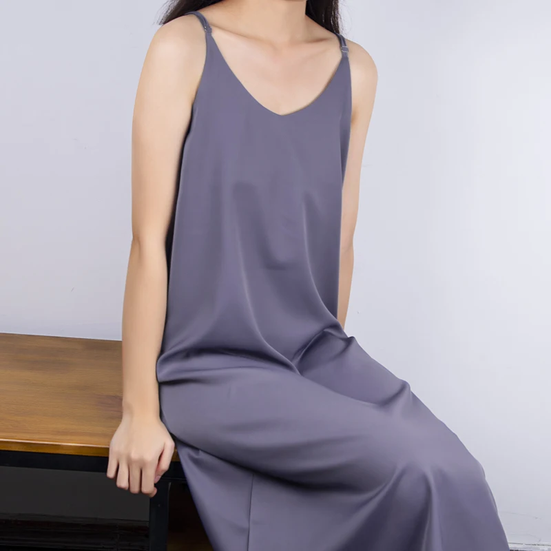 Ночная сорочка размера плюс шелковая ночная рубашка короткая одежда для сна