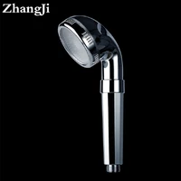 zhangji multi layer electroplate temperature sensor shower head water power colorul led bathroom accessories shower head