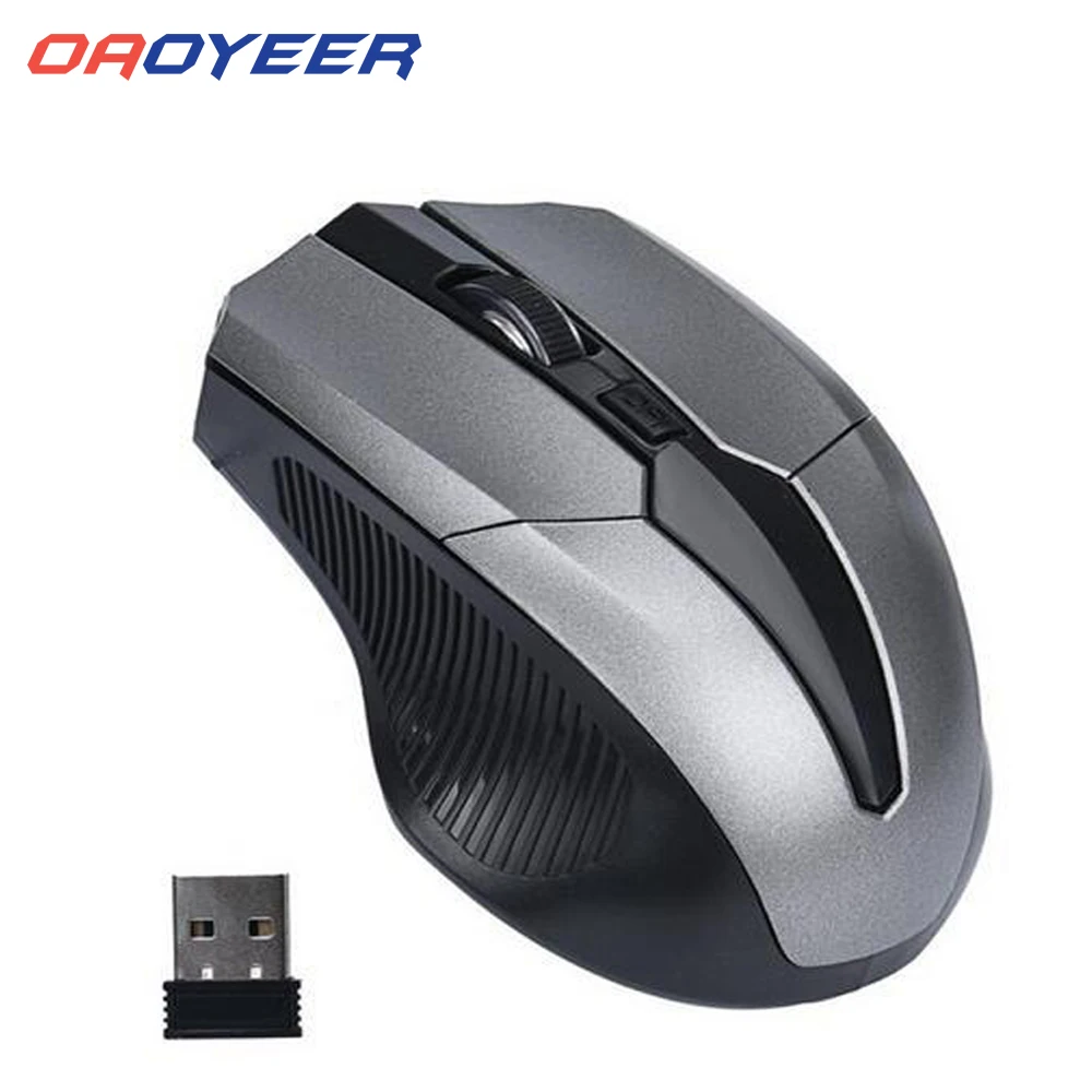 Mouse da gioco ottico regolabile da 1200DPI Mouse da gioco Wireless per uffi PC Laptop gaming mouse wireless gaming mouse