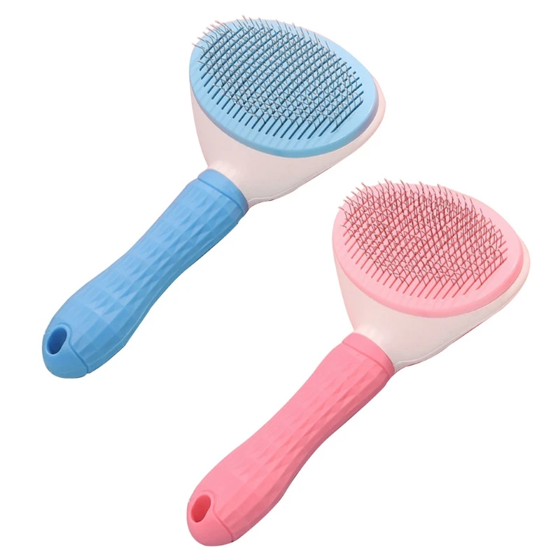 

Pet Cleaning&Grooming Supplies Kitten/Dog Stainless Steel Comb Remove Loose Hair Round Head Curved Comb