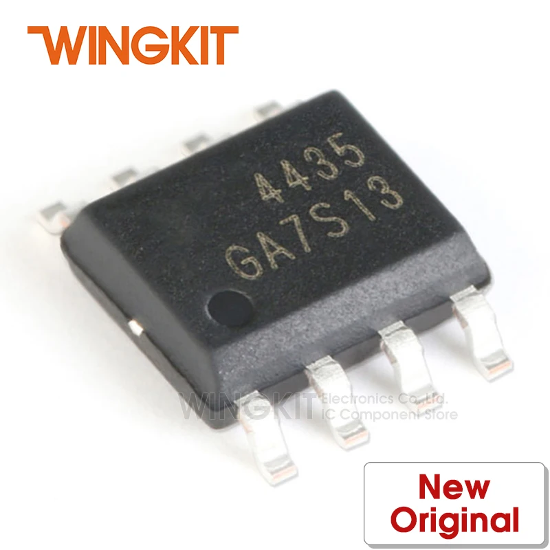 5 шт. AO4435 SOIC8 4435 SOIC-8 p-канальный МОП-транзистор SMD -30V/10.5A | Электроника