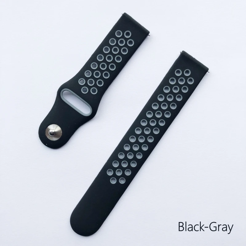 20 мм силиконовый ремешок для Amazfit Bip Замена для Xiaomi Huami Amazfit браслет для Huami Amazfit Bip бит ремешок на запястье - Цвет: 3