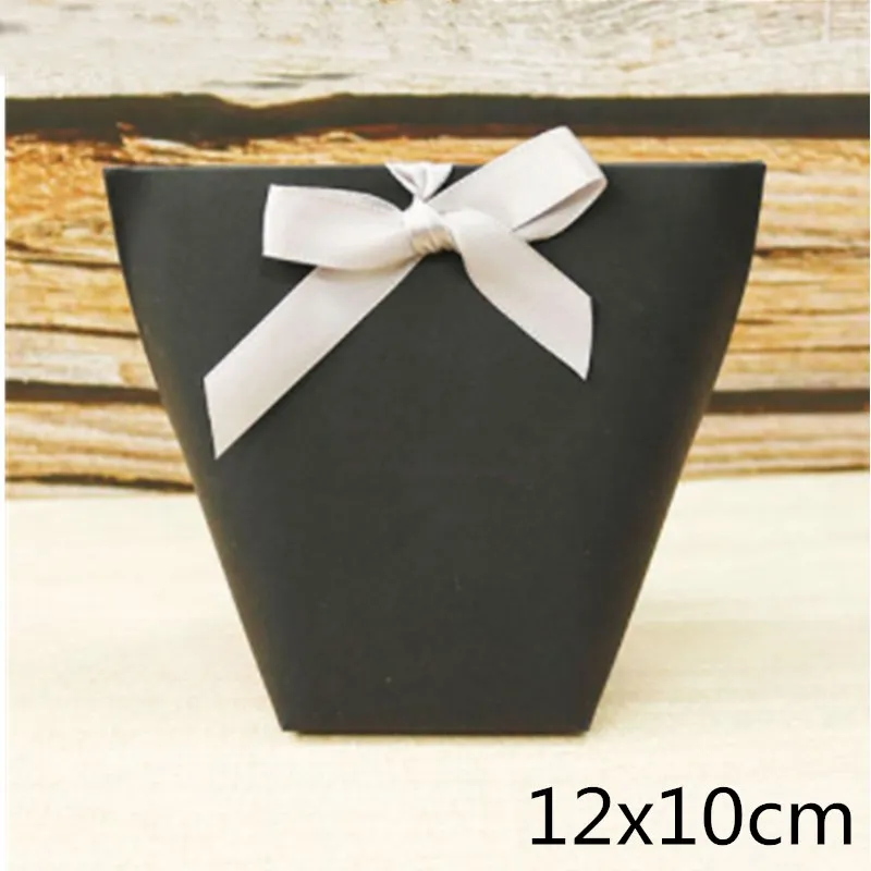 blank 12x10cm 5 шт. Merci спасибо черный белый бронзированный мешок конфеты спасибо Свадебные сувениры Подарочная коробка посылка подарок на день рождения - Цвет: blank 12x10cm
