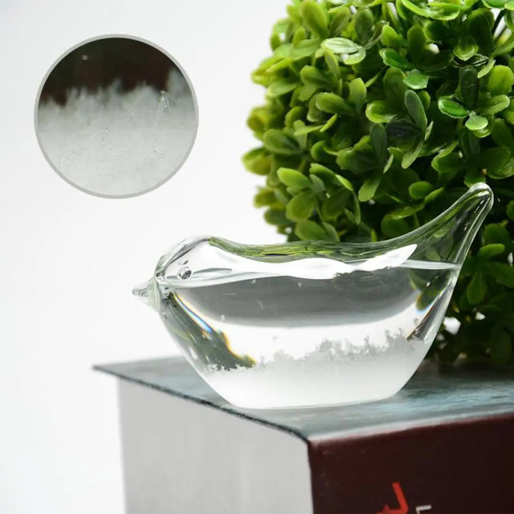 

1PCS Transparent Glass Storm Water Drop Storm Bottle Decoration Barometer Weather Monitor Forecast Forecast