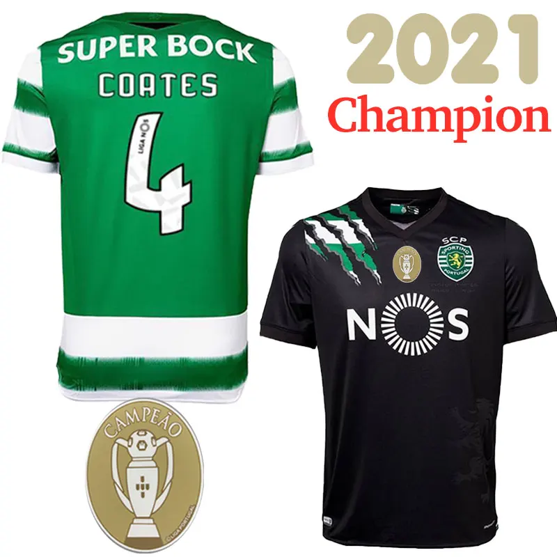 

20 21 Sporting CP COATES camisa de futebol 2020 2021 Sporting Football Shirt