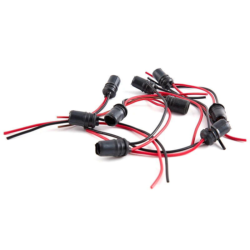 10Pcs T10 W5W Car Wedge Light Bulb Socket Rubber Lamp Holder Connector For Truck Boat |