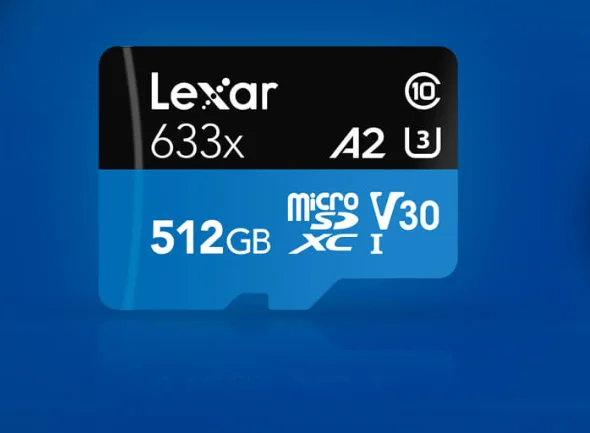 Lexar 633X 95 МБ/с. Micro SD карты 512 ГБ 128 г 256 ГБ устройство чтения карт памяти Uhs-1 для DJI Mavic Drone Gopro спортивные видео камерные очки Футляр для карт