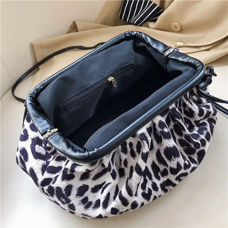 Женская велюровая сумка-мессенджер клатч с облаком дизайнерские зимние новые