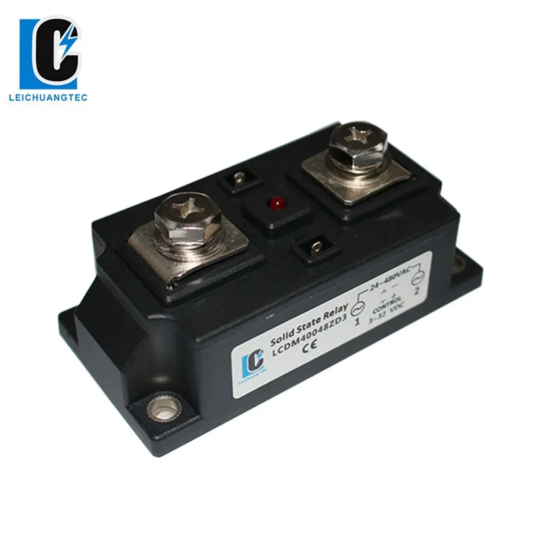 Relé de Estado Dc-ac Sólido Industrial Resistente Leichuang Tec Novo 400a Ssr