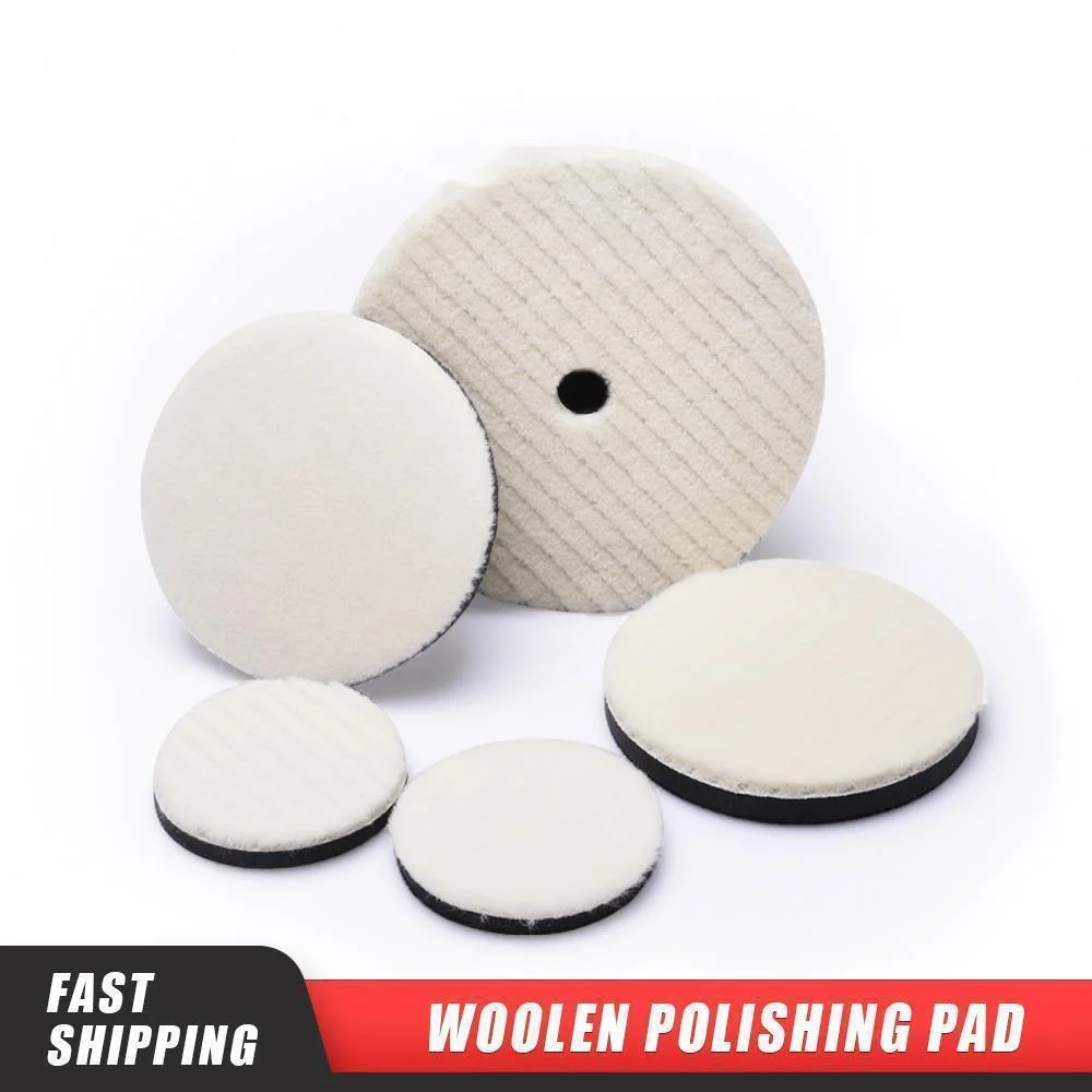 

(Bulk Sale) SPTA 3Inch/5Inch/6Inch Polishing Wool Pad Buffer Pad, Compound Cutting Wool Pad for Automotive,Boat Scratch Removing