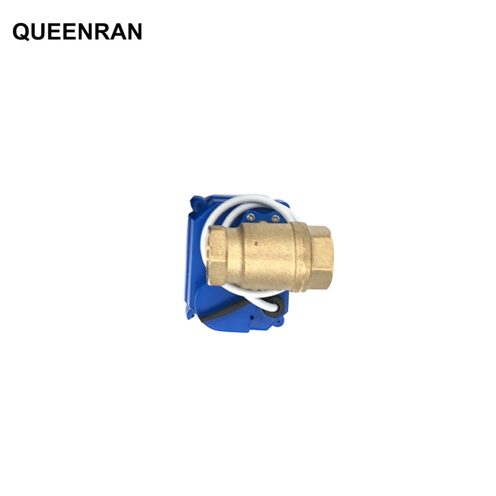 

1pc 1/2"(DN15) Valve DC12V BSP NPT Brass Motorized Ball Valve 3PIN Control for WLD-806 Water Leak Sensor Alarm Kit